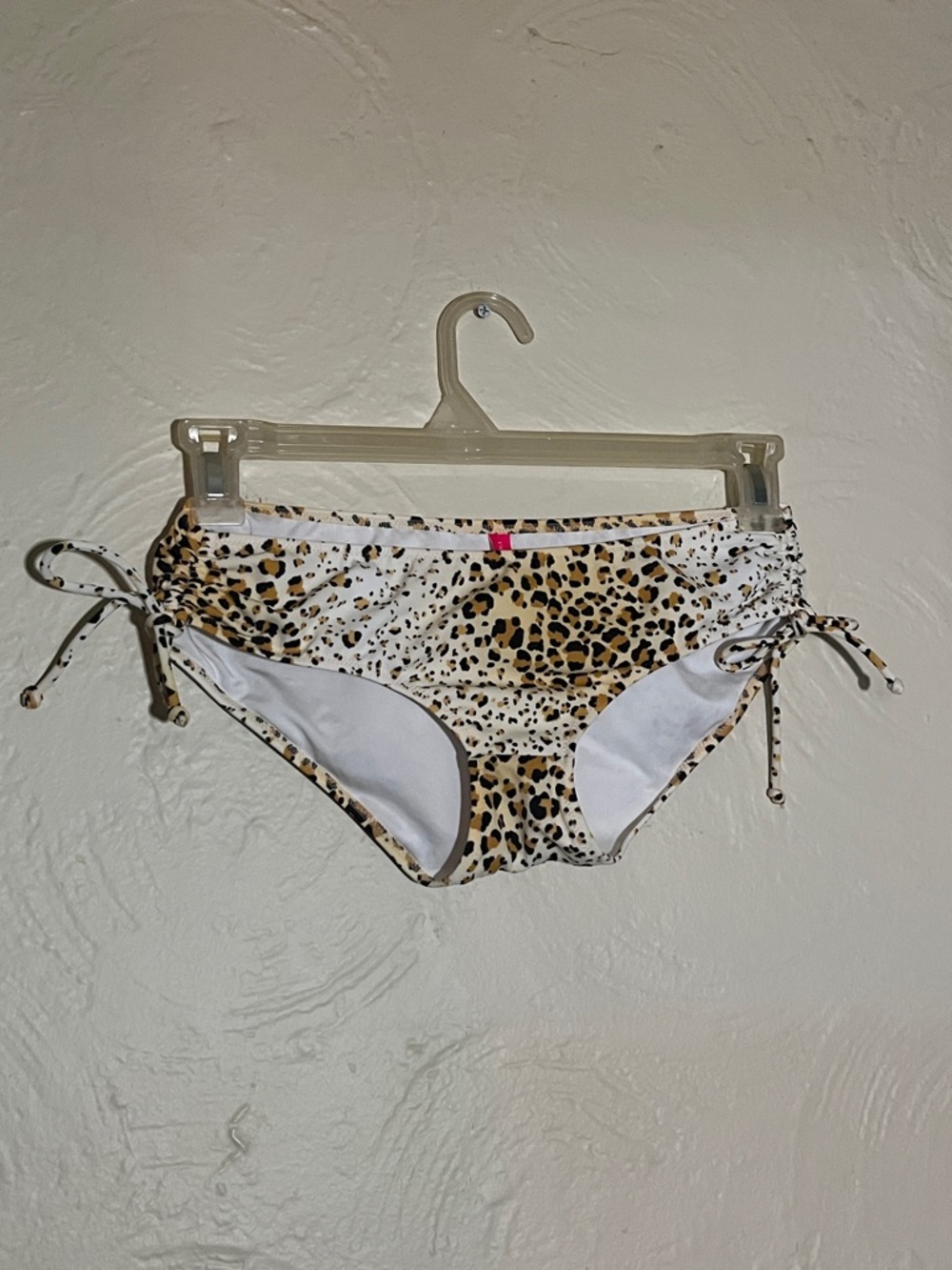 Victoria's Secret Leopard Print Bikini Bottoms - Black, Tan & White